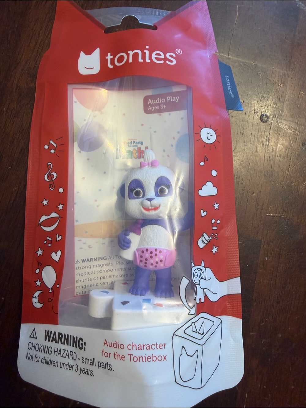 Tonies Purple & White Panda Audio Character for Toniebox